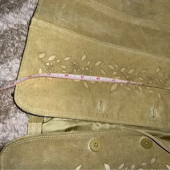 J Jill lime leather blazer size M - Picture 7 of 8